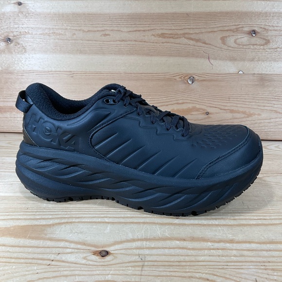 Hoka One Bondi SR Shoes Women’s 8.5 Black Cushioned Slip Resistant 1110521 BBLC - Picture 2 of 9